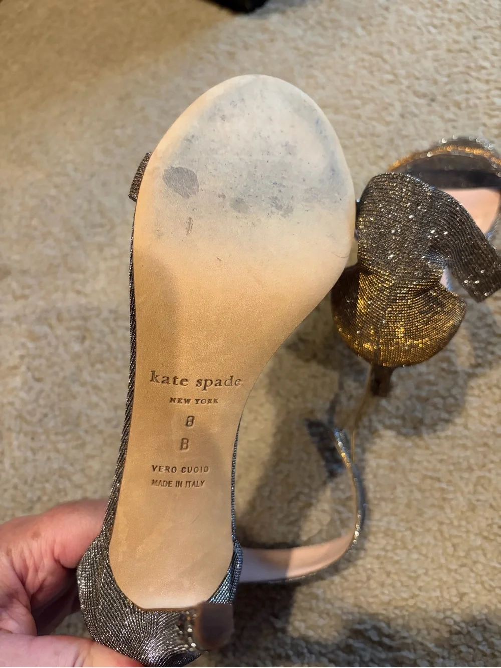 kate spade glitter ankle